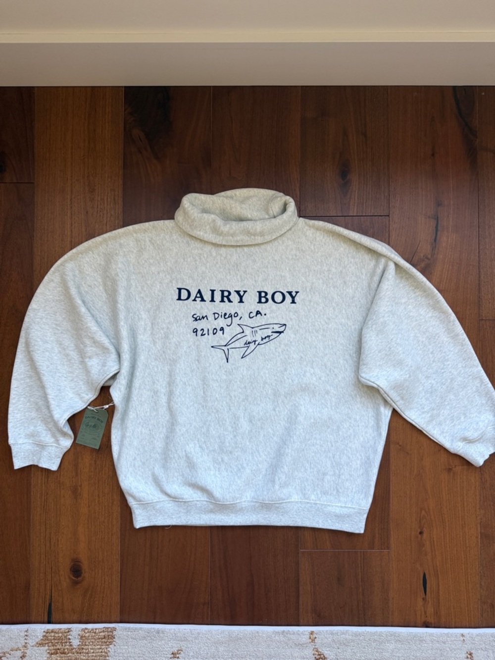 NEW Limited Edition Dairy Boy Study Break San Diego Rollneck Sweatshirt XS/S